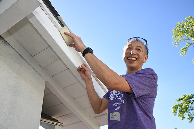 San Jose volunteers with Rebuilding Together